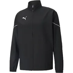 プーマ PUMA TEAMRISE ウーブンジャケット ウィンドブレーカーシャツ (657644)、(03)ﾌﾟｰﾏﾌﾞﾗｯｸ