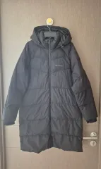 Columbia WHO フード ダウンジャケット ロング丈 ブラック 160