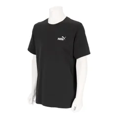 PUMA(プーマ) ESS スモール NO.1 ロゴ Tシャツ スポーツスタイル ウェア Ｔシャツ 687608、(01)PUMABlack