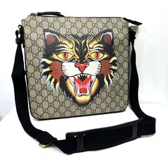 正規品 GUCCI アングリーキャット GGリュック 中古 美品♪ - メルカリ
