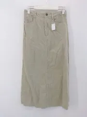 ◇ Simplicite シンプリシテェ 21年製 コーデュロイ ロング ナロー スカート サイズS ライトベージュ レディース P  【中古】 【1211230004839】のサムネイル