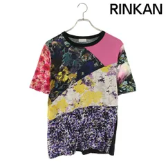 ドリスヴァンノッテン　変形デザイン　カットソー　Tシャツ　リボン　花柄プリント ドリスヴァンノッテン 変形デザイン カットソー Tシャツ リボン 花柄