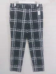 ◇ ICB アイシービー 総柄 パンツ サイズ9 ブラック ホワイト レディース P  【中古】 【1211230009919】