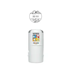 スヌーピー 75周年日付印　B　スタンプ台内蔵型