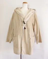 【189275】COMME CA ISM コムサイズム  ムートン風　コート  F ベージュ