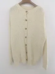 ◇ classicalelf クラシカルエルフ 長袖 ニット カーディガン サイズM アイボリー系 レディース P  【中古】 【1211240008810】