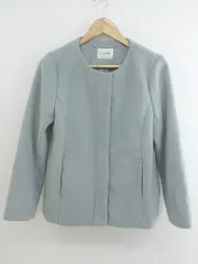 ◇ ◎ GLACIER グラシア ジップアップ 長袖 コート サイズM ブルー レディース P  【中古】 【1211240007356】