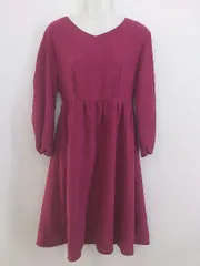 ◇ ROPE PICNIC ロペピクニック 長袖 膝丈 ワンピース サイズ38 ピンク系 レディース P  【中古】 【1211280006371】
