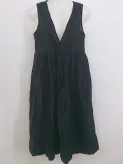 ◇ cepo セポ Vネック ノースリーブ 膝下丈 ワンピース サイズM ブラック レディース P  【中古】 【1212010000843】のサムネイル