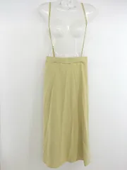 ◇ ◎ ROPE PICNIC ロペピクニック サス付き 2WAY ロング フレア スカート サイズ40 イエロー系 レディース P  【中古】 【1212020000031】