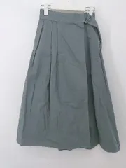 ◇ KBF+ URBAN RESEARCH デニム ロング ラップ巻き スカート サイズOne グレー系 カーキ系 レディース P  【1212020003094】
