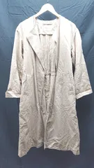 ◇ Spick & Span ノーカラー ロング シンプル 長袖 トレンチ コート サイズ36 ベージュ レディース E  【1212020012720】