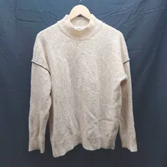 ◇ COLONY 2139 ハイネック 無地 ステッチ 長袖 ニット セーター サイズM アイボリー系 レディース E  【1212020022149】