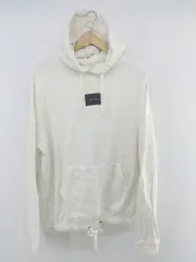 ◇ THE DAYZ TOKYO ロゴ オーバーサイズ 長袖 プルオーバーパーカー サイズM オフホワイト系 レディース P  【中古】 【1212050001572】