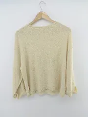 ◇ SHOO・LA・RUE シューラルー 長袖 ニット セーター サイズF ベージュ系 レディース P  【中古】 【1212080000064】