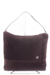 【186962】kate spade ケイトスペードニューヨーク  ヴィンテージ　コーデュロイ×レザー　ワンショルダーバッグ ブラウン