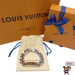 84.LOUIS VUITTON チェーンブレスレット モノグラム 【店舗併売品】