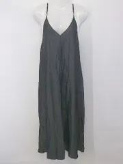 ◇ Aunt Marie's アントマリーズ キャミソール ロング ワンピース グレー レディース P  【1212090000832】