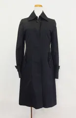 【197929】UNITED ARROWS ユナイテッドアローズ  トレンチコート　中綿入りライナー付き  36 ダークネイビー系ブラック