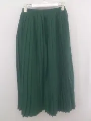 ◇ ◎ Cocoon コクーン タグ付 ロング プリーツ スカート サイズF グリーン レディース P  【中古】 【1212130001409】