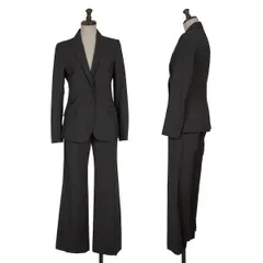 セオリーTheory ウールストライプセットアップ 黒