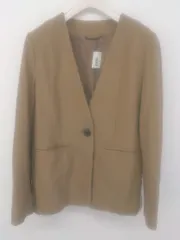 ◇ Andemiu アンデミュウ 1B 長袖 テーラード ジャケット サイズS ベージュ レディース P  【中古】 【1212140000362】のサムネイル