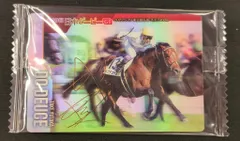 バンダイ サラブレッドホースコレクションツインウエハース箔押しサイン入り 1弾箔押し/2729015 ドウデュース【箔押し】 No.1-23R