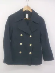 ◇ ◎ DRESSTERIOR ドレステリア 長袖 ピーコート サイズ 38 ネイビー レディース P  【1212160002155】のサムネイル