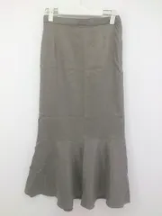 ◇ LOWRYS FARM ローリーズファーム ロング マーメイド スカート サイズM ダークグレー レディース P  【1212160001615】