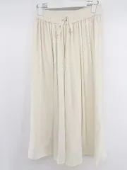 ◇ NATURAL BEAUTY BASIC ナチュラルビューティーベーシック ワイド パンツ サイズS ライトベージュ レディース P  【中古】 【1212160004180】