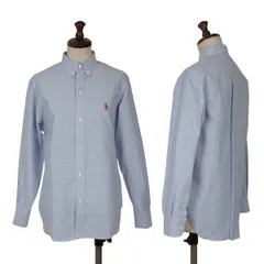 ラルフローレンRalph Lauren ポニー刺繍オックスフォードシャツ 青9