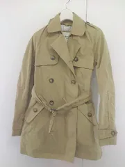 ◇ ◎ Abercrombie&Fitch アバクロンビー＆フィッチ ウエストベルト 長袖 トレンチコート サイズ XS ベージュ レディース P  【1212160008676】