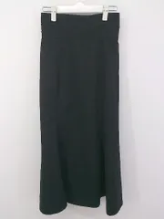 ◇ ViS ビス ロング マーメイド スカート サイズS ブラック レディース P  【1212160005781】