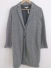 ◇ GLOBAL WORK グローバルワーク ニット 長袖 コート サイズL グレー系 ライトグレー系 レディース P  【1212190001241】