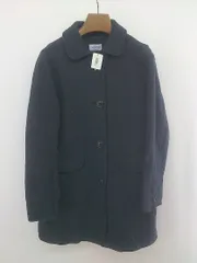 ◇ LE GLAZIK ルグラジック キルティング 長袖 ロング コート サイズ34 ネイビー レディース P  【1212190002767】