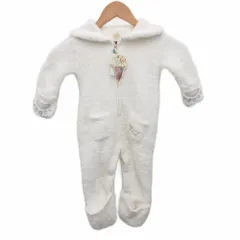 ジェラートピケ gelato pique タグ付き ロンパース ベビモコ パジャマ モコモコ しろくま 白 ホワイト 70-80