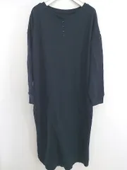◇ any FAM エニィファム 長袖 ロング ワンピース サイズF ネイビー レディース P  【1212200000554】