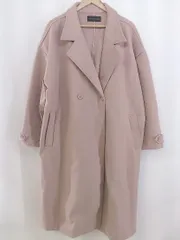 ◇ neos ネオス addictive design 長袖 ロング コート サイズL ピンク レディース メンズ P  【1212200005221】
