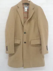 ◇ Simplicite シンプリシテェ 裏チェック 長袖 チェスター コート サイズS キャメル ブラウン系 レディース P  【1212200004385】