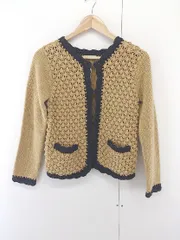 ◇ Simplicite シンプリシテェ 長袖 ニット カーディガン ベージュ レディース P  【1212200006174】