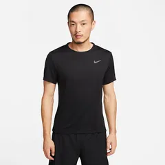 半袖 Tシャツ メンズ ナイキ NIKE Dri-Fit マイラー トップ/スポーツウェア トレーニング ランニング   男性 ブラック 黒 トップス/DV9316-010