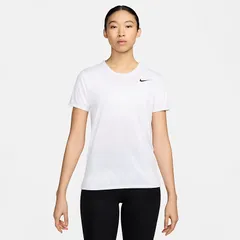 ナイキ 半袖 Tシャツ レディース NIKE Dri-FIT RLGD LBR トレーニング スポーツウェア 吸汗 速乾 ドライ  トップス 半袖シャツ  白 ホワイト レディースウェア ウエア 服 nike  /DX0688-100