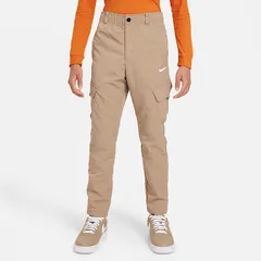 ナイキ キッズ カーゴパンツ ウィンドブレーカー NIKE  プレー ジュニア ウーブン ロングパンツ 130-160cm 子供服 長ズボン ずぼん キッズウェア ボトムス スポーティ ウェア/FD3239-247