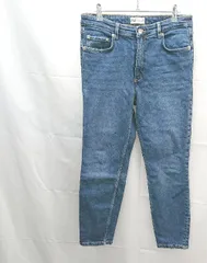 ◇ ZARA ザラ ストレッチ素材　フロントファスナー デニムパンツ サイズEUR 40 ブルー レディース E  【1212200012243】