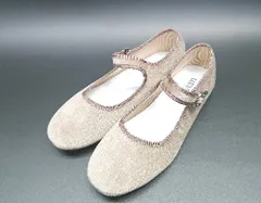 ◇ ◎ Vivian ラウンドトゥ　シンプル バレエシューズ サイズM ベージュ レディース E  【1212200013400】