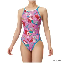 アリーナ ARENA トレーニングワンピース(オープンバック) 水泳 スイムウェア/水着 (AS5SWM56L)、(PKBL)ピンクｘブルー