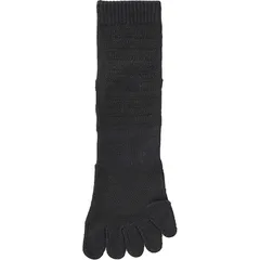 Phiten ファイテン スポーツソックス 5本指 セミロング(2足組) ボディーケア ソックス al944975、ブラック