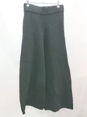 ◇ CITYSHOP ウエストゴム　ニット ワイドパンツ サイズ38 ブラック レディース E  【1212200015244】