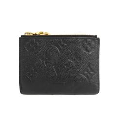 【名古屋】ルイヴィトン ポルトフォイユ リサ M83365 モノグラム アンプラント ブラック GD金具 二つ折り財布 レディース