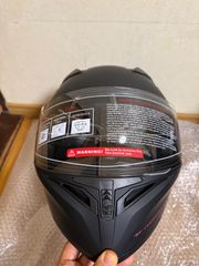 ダブルシールド　新品　システム　フルフェイスヘルメット　カーボン柄　XXLサイズ ダブルシールド システム フルフェイスヘルメット カーボン柄 L ＋